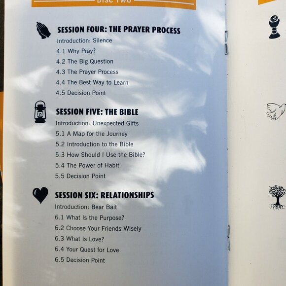 Decision Point Lot The Workbook DVD Set of 4 Spiritual Journey Paperback Kelly - Picture 8 of 11